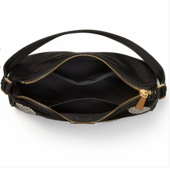 Kate Spade Embellished durable woven nylon with leather trim
Matte lining - Picture 6 of 12